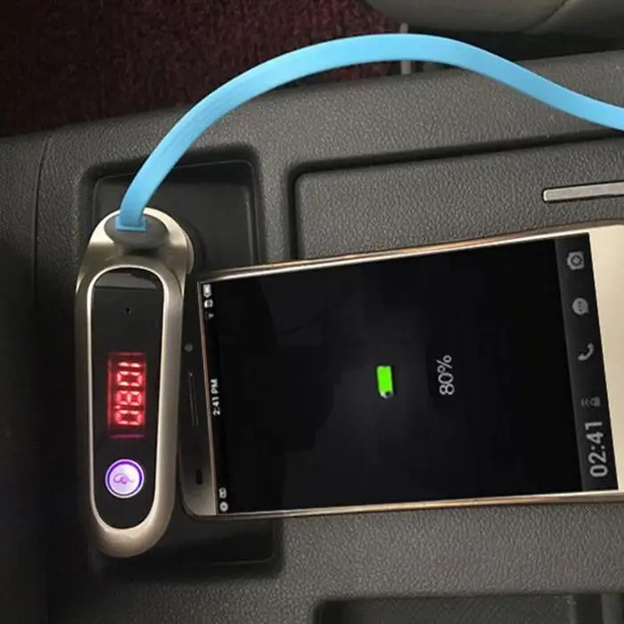 Автомобильный Mp3 Bluetooth музыкальный плеер громкой связи fm-передатчик 1 все устройства с поддержкой Bluetooth MP3 приемник