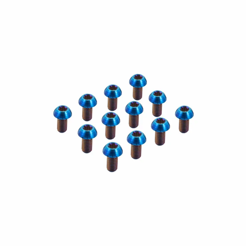 

STAN TI 12 Piece Mtb Bike Disc Brake Rotors Bolts Titanium M5*10 mm Bicycle Rotors Bolts For SHIMANO And SRAM Rotors 5 Colors