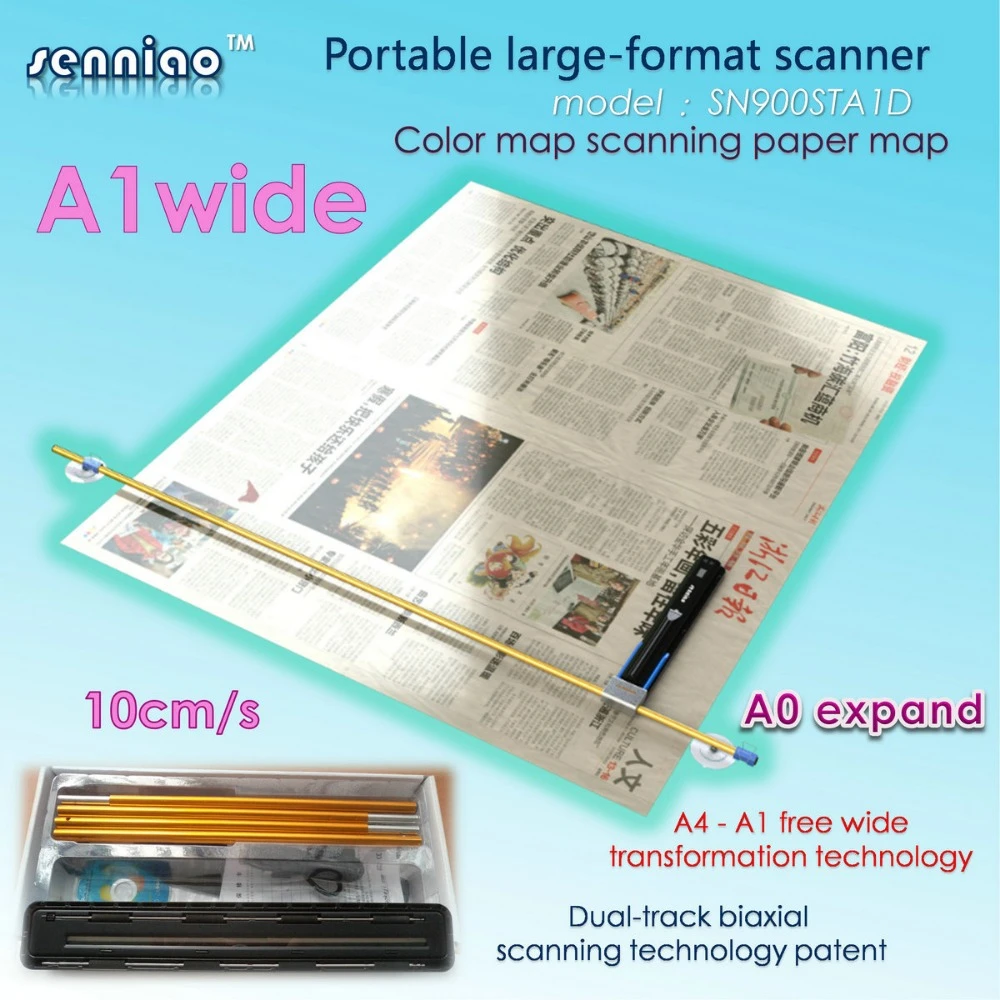 Senniao Large Format Scanner A0 A1 A3 Scanner Engineering Drawing Paper Map Scanner Hd 900dpi Max Paper A1 Posta2 Alloy Aliexpress
