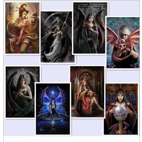 

Dragon 5pcs Multi-picture Combination Diamond Painting Dragon and Fairy Collection