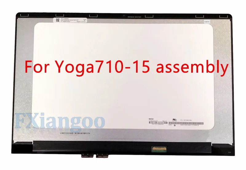 

Free shipping 15.6"For Lenovo Yoga 710-15isk LCD Screen+Touch Digitizer Assembly FHD LP156WFA-SPA1 N156HCA-EA1 1920*1080