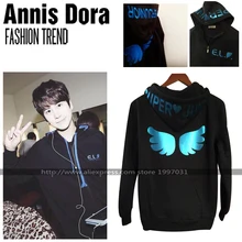 KPOP SUPER JUNIOR SJ KYUHYUN ELF Wings стильная толстовка на молнии