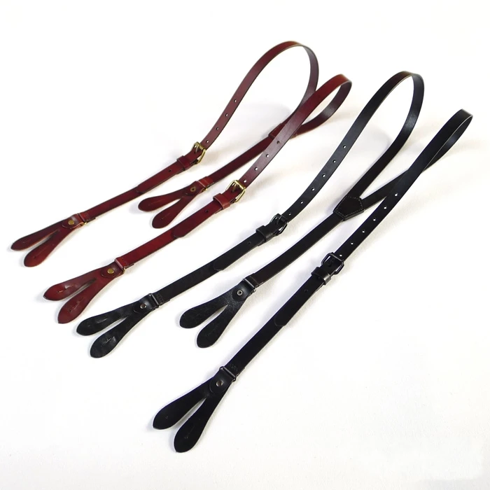 

cowhide suspender genuine leather suspender button suspender free shipping