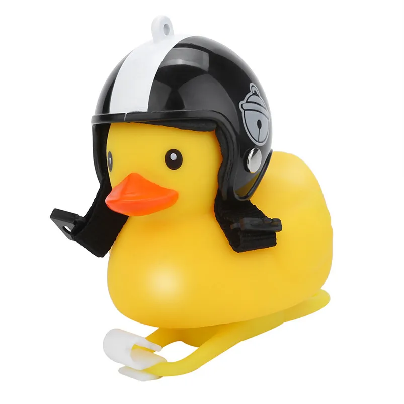 Night Light For Children Cartoon Duck Shape Shining Duck Bells Bedside Lamp Hone Garden Light Silicone Night Lamp 40JUN534