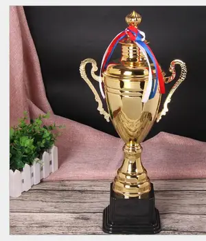 

Customized metal trophy production high - grade cup electroplating metal trophy custom-made zinc alloy trophy MEDALS w World Cup