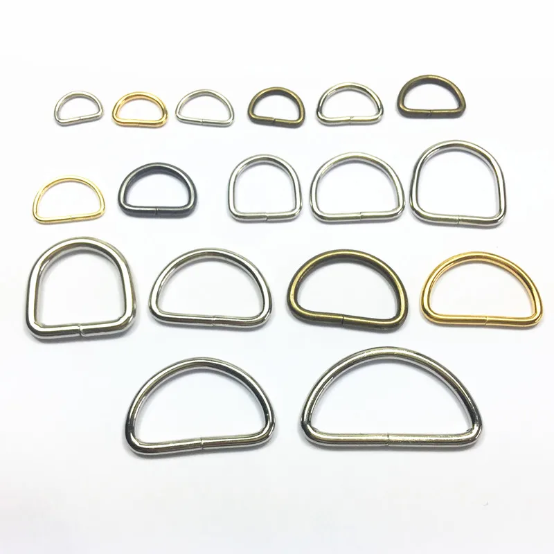 Hebilla De Anillo De Metal Dee D Para Correas, Mochila, Piezas Para Bolsos, Correa Artesanal De Cuero, Cinturón, Bolso, Cierre De Collar Para Mascota, 5 Uds. – Comprar A Precios Bajos En