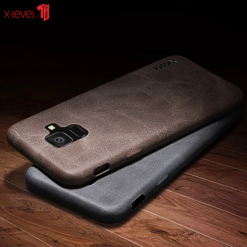 

X-level Vintage Soft Leather Case For Samsung Galaxy A8 2018 A8+ Plus 2018 Case Slim Back Cover For Samsung Galaxy A8 Star Cases