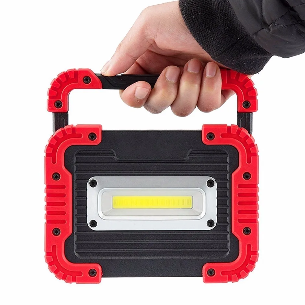10W LED COB Worklight Portable Lantern Flashlight for Emergency Hiking