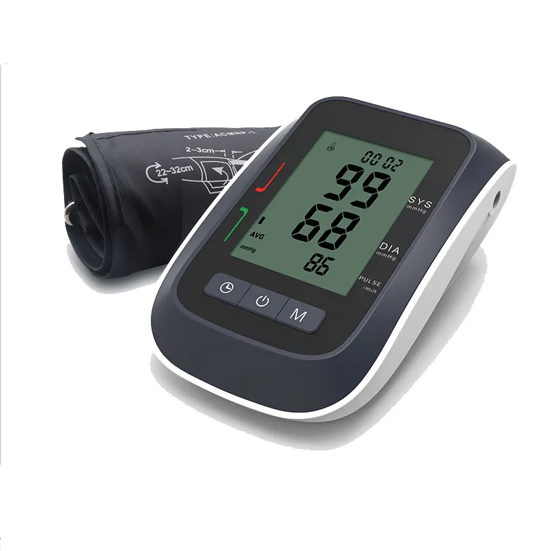 

Portable Tonometer BP Cuff arm Sphygmomanometer Blood Presure Meter Monitor Heart Rate Pulse
