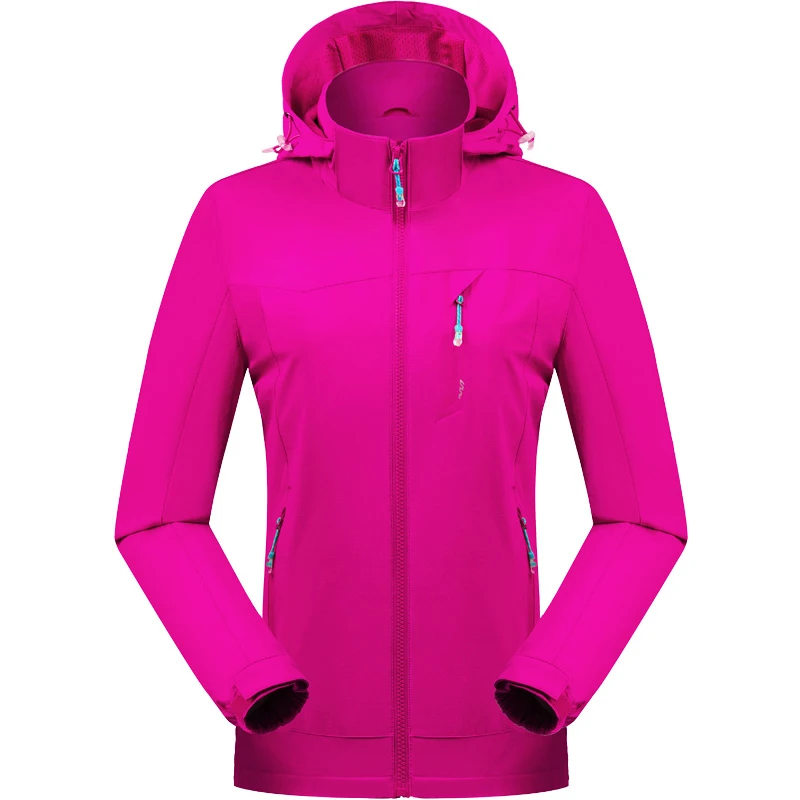 

ZYNNEVA Windbreaker Soft Shell Clothing Waterproof Women Rain Hiking Jackets Outdoor Climbing Elastic Quick Dry Raincoat GK2209