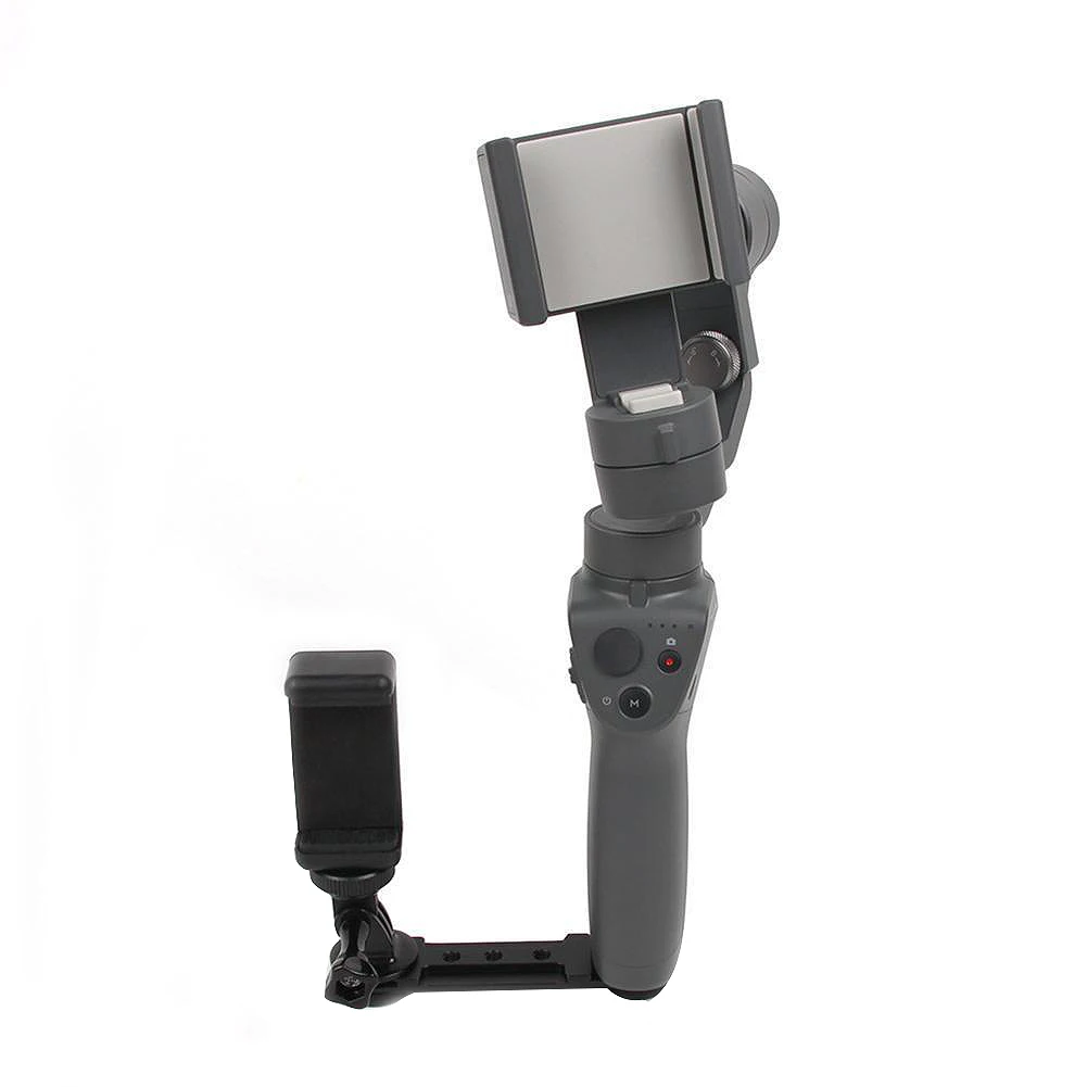 Кронштейн Черная Камера с горячим башмаком для Zhiyun Smooth Q4/3/Osmo Mobile 1 2 Up