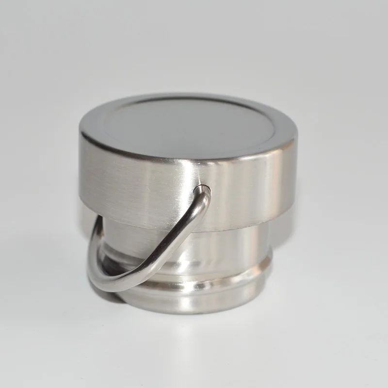 Stainless Steel Water Bottle Cap Replacement Natural Bamboo Lid Accessory Standard Mouth