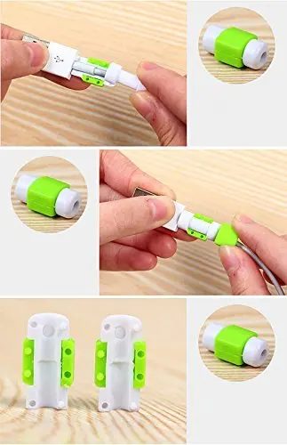PORTEFEUILLE usb for apple data cable for android earphone protector cartoon animals data line protector for iphone x  xr xs max (33)