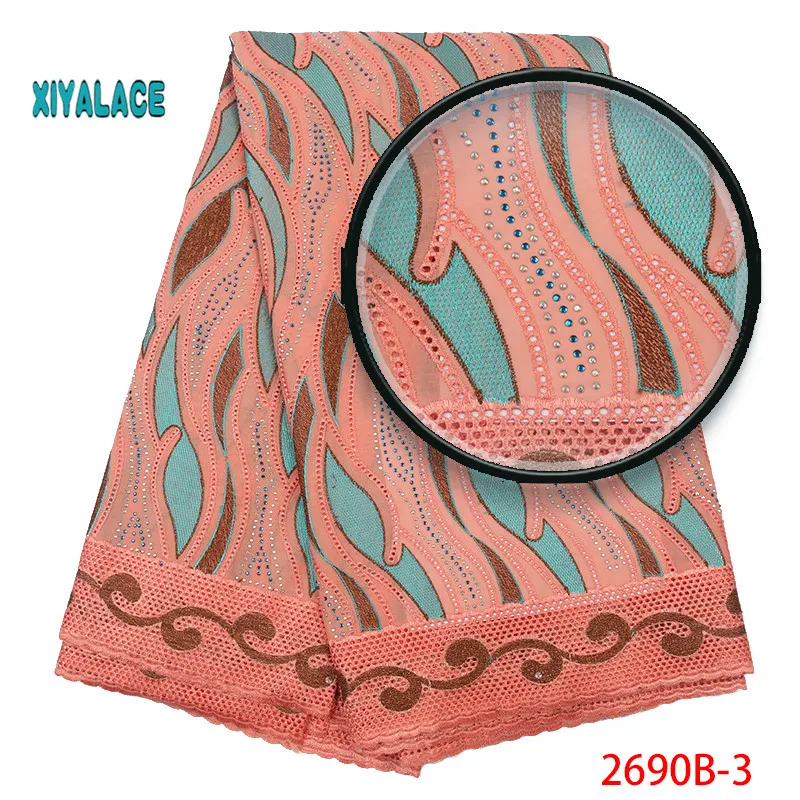 Высококачественное швейцарское кружево из вуали в швейцарском стиле, хлопок, швейцарская вуаль, кружева для африканских швейных платьев YA2690B-1