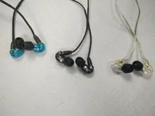 In Stock SE215 Hi fi stereo Headphones 3 Colors 3 5MM In ear Earphones Separate Cable