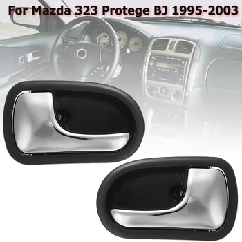 

Left Right Car Front Rear Chrome Interior Door Handle for Mazda 323 Protege BJ 1995 1996 1997 1998 1999 2000 2001 2002 2003