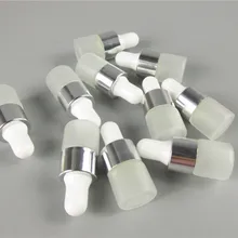 30 шт./лот, 1 мл, 2 мл, 3 мл, стеклянная бутылка-капельница, флакон для сыворотки, флаконы для эфирного масла, многоразовые контейнеры для эфирных масел