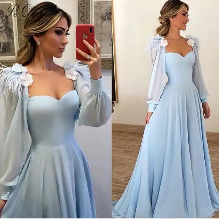 elegant evening dresses long sleeves