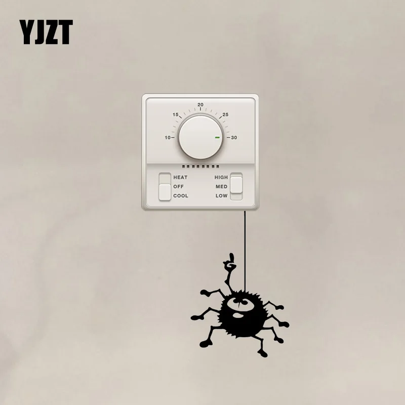 YJZT Funny Animal Spider Vinyl Wall Decal Switch Sticker Decor Cartoon Pattern 17SS0324 | Дом и сад