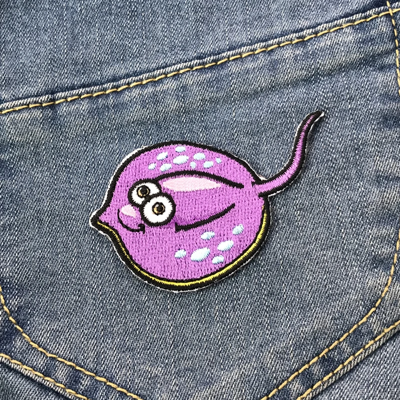 1PC Small Embroidery DIY children clothes applique patches Iron on