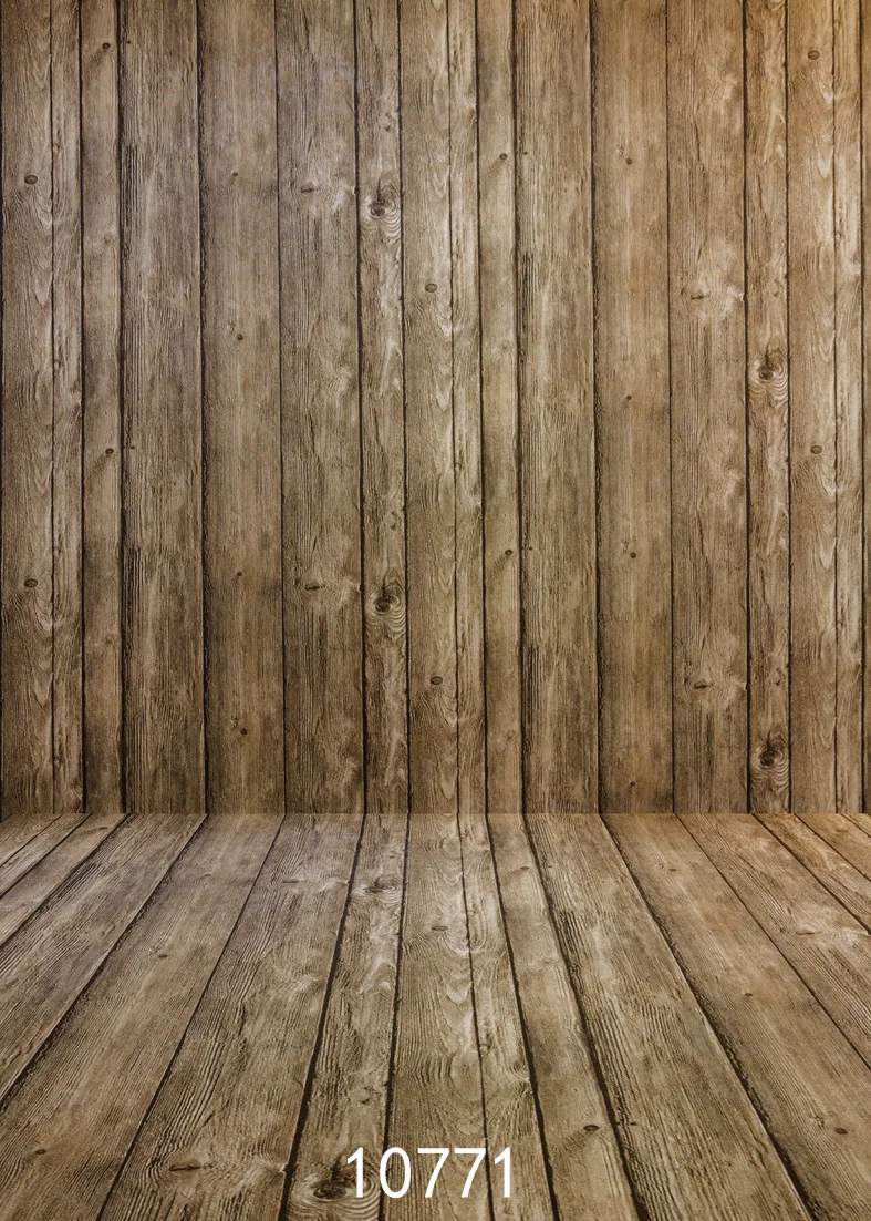 3X4FT-Wood Wall Floor Photography Backdrops Vinyl Photo Studio Background
