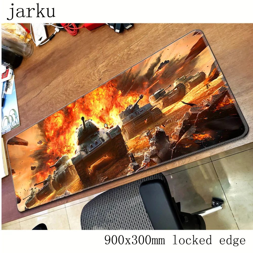Игровой коврик для мыши world of tanks 900x300 мм ноутбука игровой профессиональный