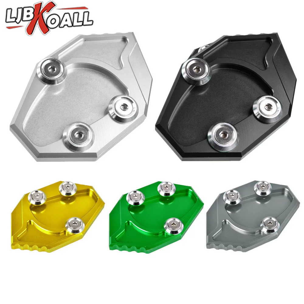 Motorcycle Kickstand Side Stand Enlarge Plate Extension Support Pad For KAWASAKI Ninja ZX14R ZX-14R ZZR1400 GTR1400 2006-2018 | Автомобили