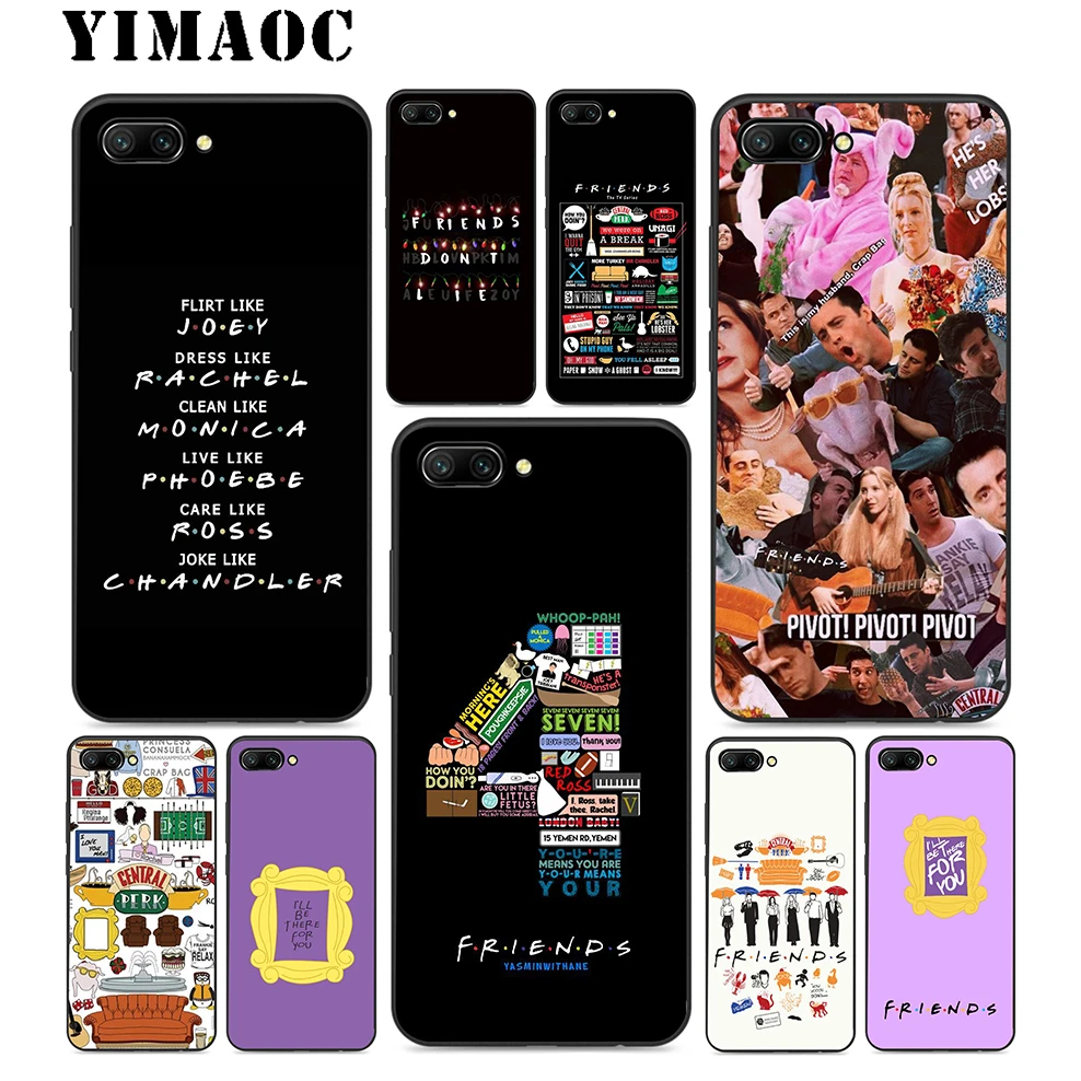 Мягкий силиконовый чехол YIMAOC Friends tv Show для huawei Honor mate 10 P20 P10 P9 P8 P Smart Y6 6A 7A 7X 7C Lite Pro 2017