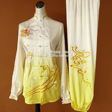 Customize Taichi uniform kungfu clothing Martial arts suit taiji sword outfit embroidery for men women boy girl kids children