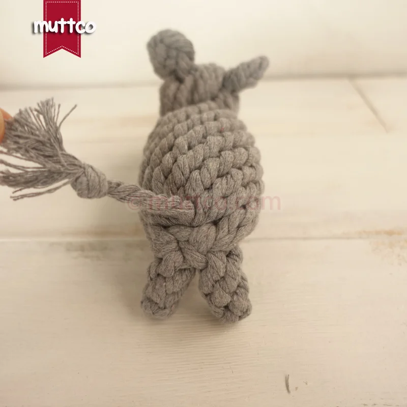 US $164.16 50pcsLot Wholesale Cute Elephant Dog Toy Cotton Rope Toy Dog Pet Toy DRT002