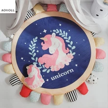 AOVOLL ковры для гостиной, мягкие детские круглые коврики для спальни, детские коврики для игр, домашний ковер, коврик для двери, декоративный коврик для детской комнаты