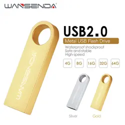 Best продажи Wansenda mini-USB флэш-накопитель USB2.0 накопитель 4 ГБ 8 ГБ 16 ГБ 32 ГБ 64 ГБ флешки Memory stick с бесплатной посылка