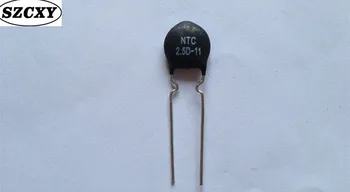 100pcs Thermistor NTC2.5D-11 2.5D-11 2.5D11 11MM Diameter Negative Temperature Coefficient