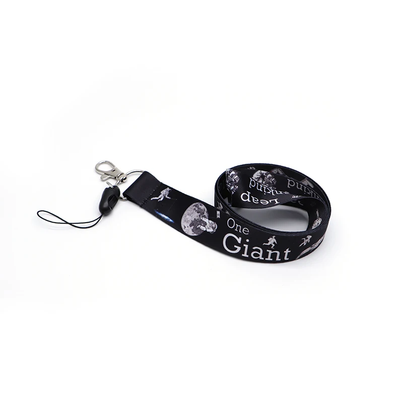 Eclipse Moon Phase Lanyard ID Holder космическая подвеска в виде космонавта и планеты НЛО Lanyards держатель значка для мобильного телефона висячий канат Lariat брелок S26