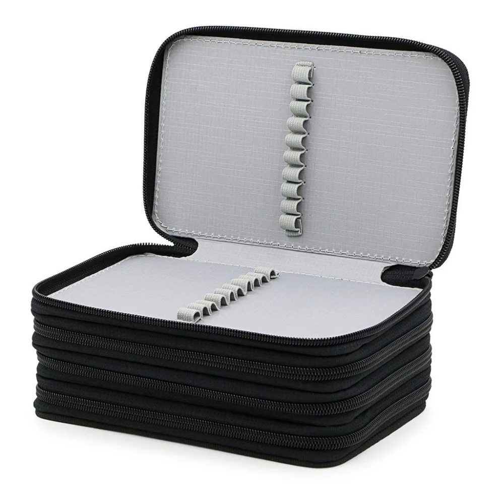 

School 72 Holes Pencil Case 4 Layers Bag Oxford Pen Box Penal for Boys&Girls Large Pencilcase Big Penal Office Pouch Stationery