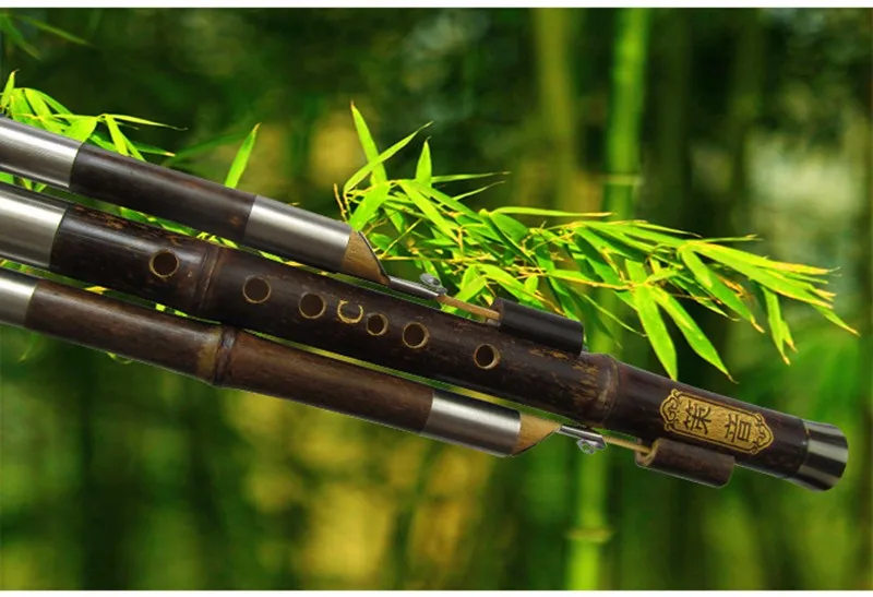 Flûte En Bambou Traditionnelle Chinoise Pour Enfants Et Débutants - Instrument De Musique éducatif 43,3 Cm - 2