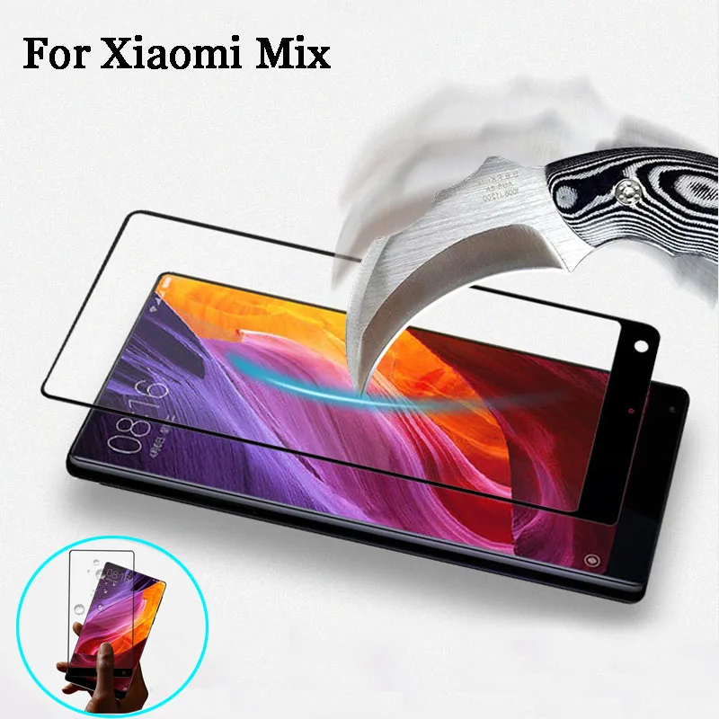Для Xiaomi MIX Mi X 6 4 &quotПолное покрытие закаленное стекло 9H 2.5D Премиум Защитная пленка