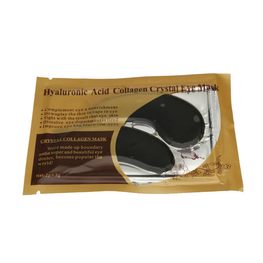 

Natural crystal collagen Black powder eye mask,Anti-Aging eliminates dark circles and fine lines Face Skin care 2pcs=1bag 70