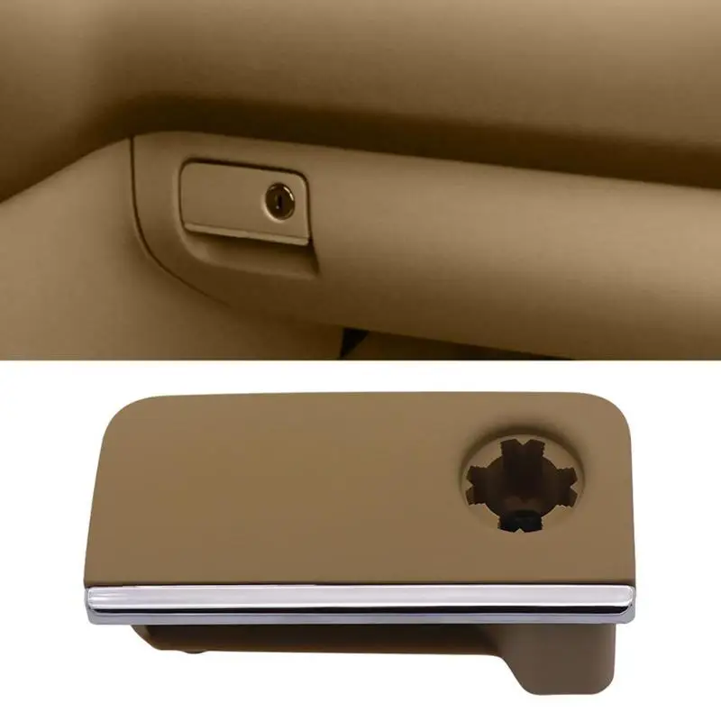 VODOOL Car Glove Box Handle Cover Lid With Lock Hole Auto Repair