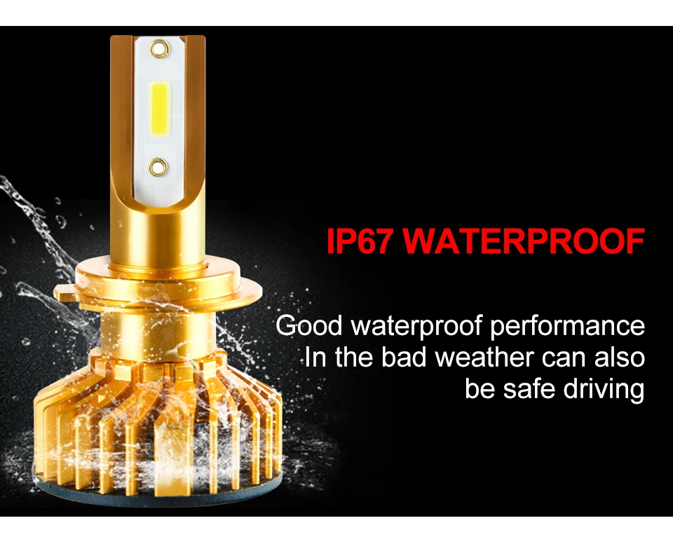 LED H7 ampoule Canbus Car headlight H4 H1 H11 H8 9005 9006 Hi Lo Beam araba aksesuar auto 12V 24V DOB 10000LM 72W With decoder (9)