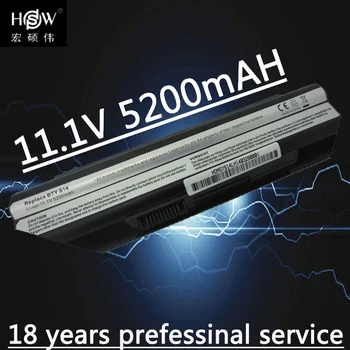 

HSW 6cells battery for 40029150 40029231 40029683 BTY-S14 BTY-S15 E2MS110K2002 E2MS110W2002,E2MS115K2002 MSI6A200SSSA1 bateria