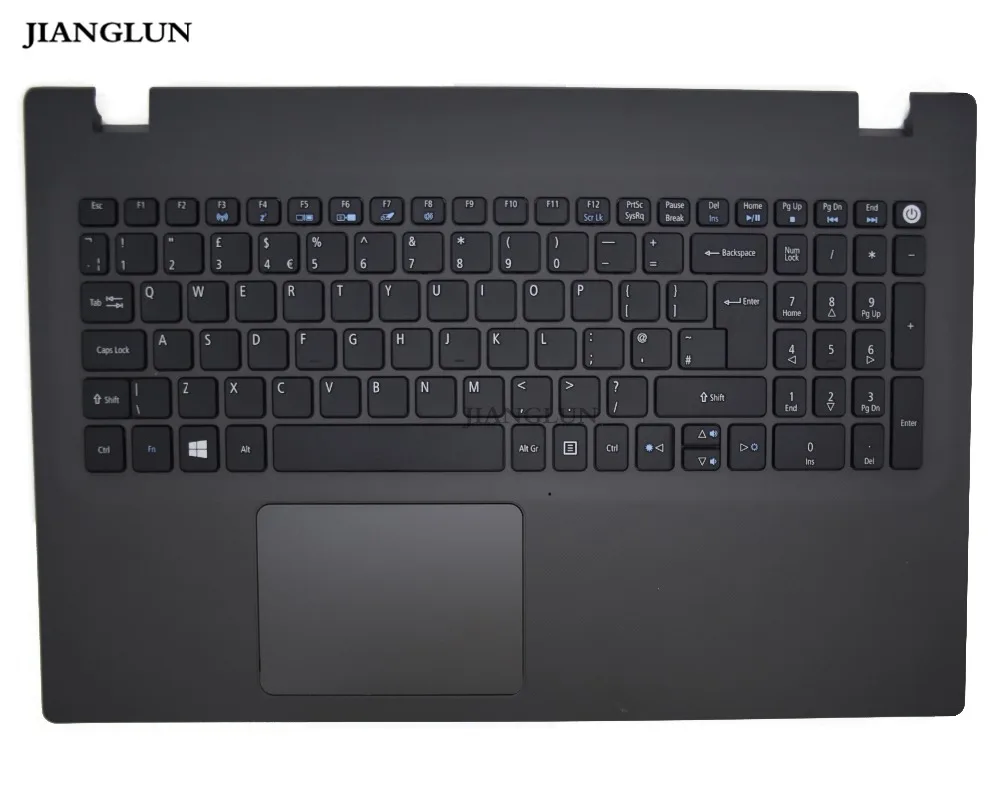 JIANGLUN для acer N15Q1 E5-573 Упор для рук(верхний чехол) с клавиатурой тачпад черный цвет большой ввод версии