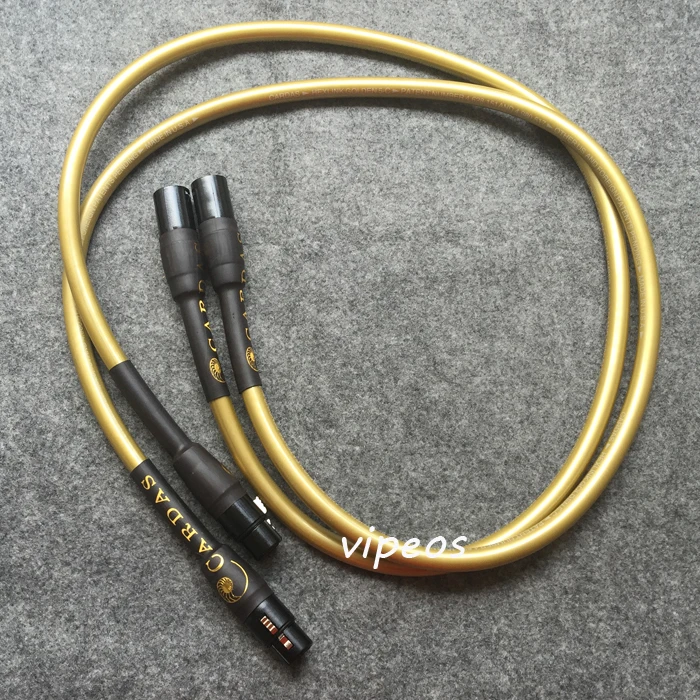 Free shipping Hexlink Golden 5 C Gold Plated XLR balanced Interconnect