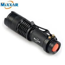 ZK93 2000LM CREE Q5 Mini Preto À Prova D’ Água LEVOU Lanterna 3 Modos Zoomable LED Tocha lanterna Frete Grátis
