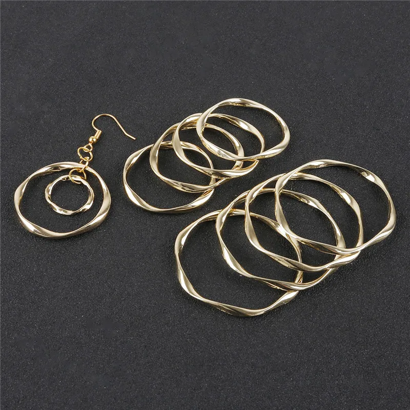 

High Quality Ge ometric Circle Shape Zinc Alloy Charm Pendant for DIY Earring Necklace Making Jewelry Findings Accessories