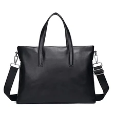 Новая деловая мужская сумка высокого качества, практичный портфель из натуральной кожи, винтажная сумка-мессенджер,, мужские сумки