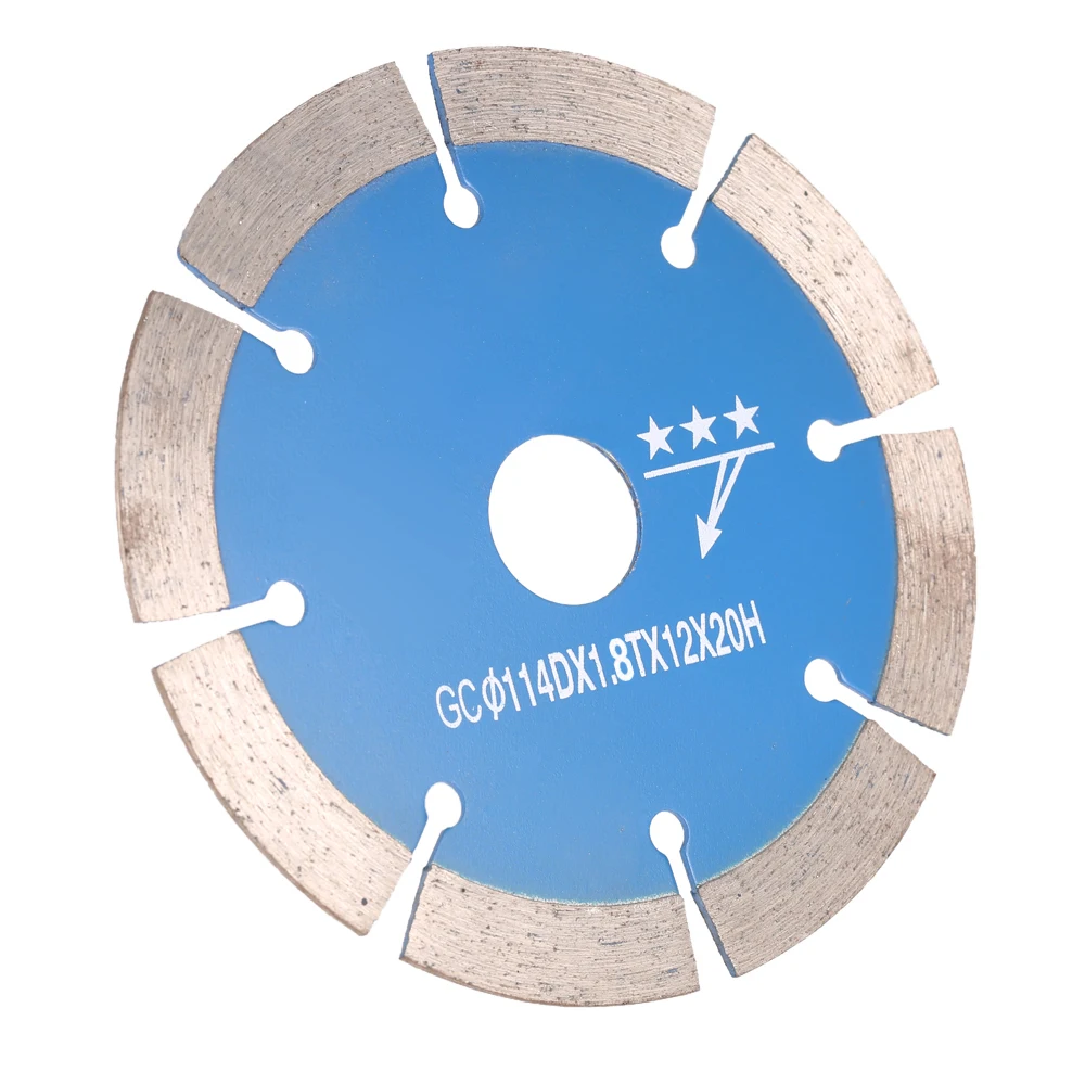 Dry Cutting Segmented Diamond Saw Blade with Cooling Holes 20mm Inner