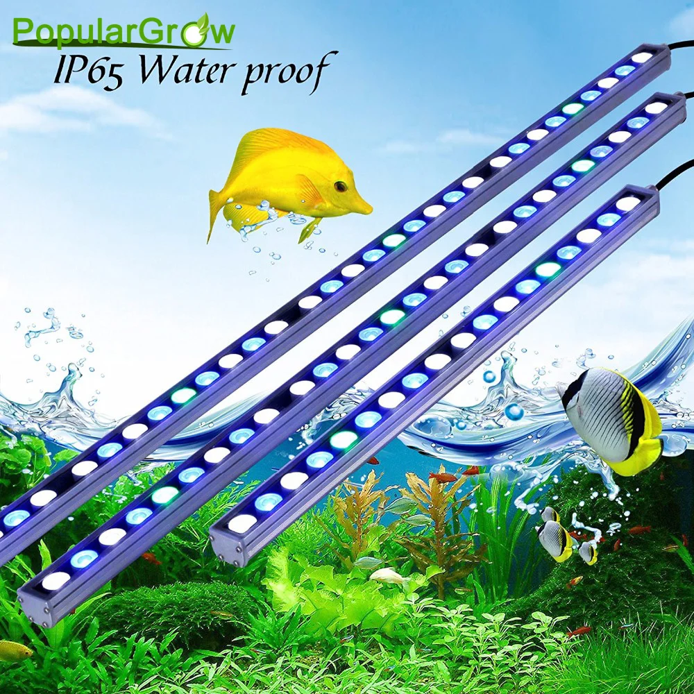  populargrow 54W/81W/108W Led aquarium strip light in High Power Aquarium led lighting beautiful you - 32447402946