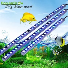 populargrow 54W/81W/108W Led aquarium strip light in High Power Aquarium led lighting beautiful your coral reef fish tank lamp