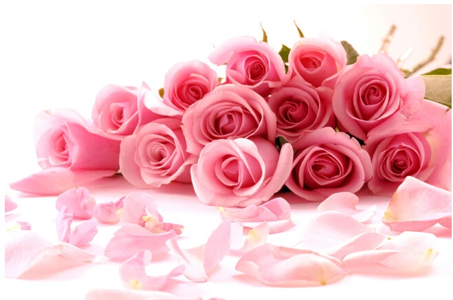Пользовательские papel де parede, Цветочные, Букет роз из настенные фрески для гостиной спальни телевизор задняя стенка водонепроницаемый papel де